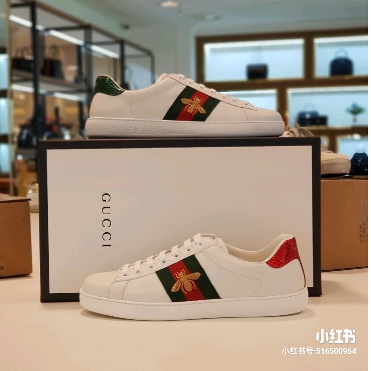 gucci古驰tennis1977系列女士小白鞋,最好看的古驰小白鞋