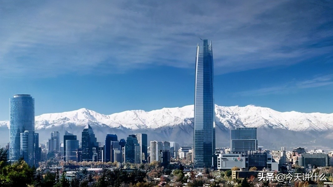 智利首都圣地亚哥美景,智利圣地亚哥鸟瞰