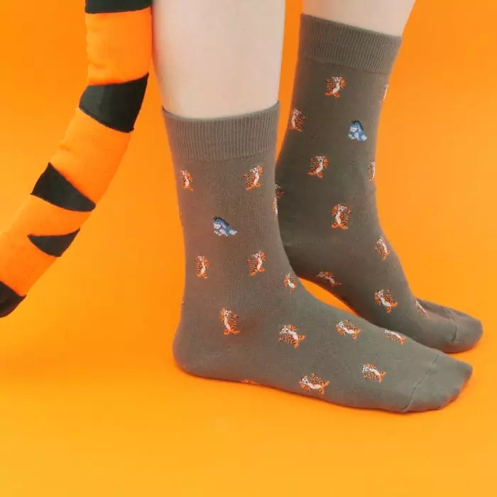 优雅气质花纹蕾丝船袜 (亚洲民族复古风短棉袜)