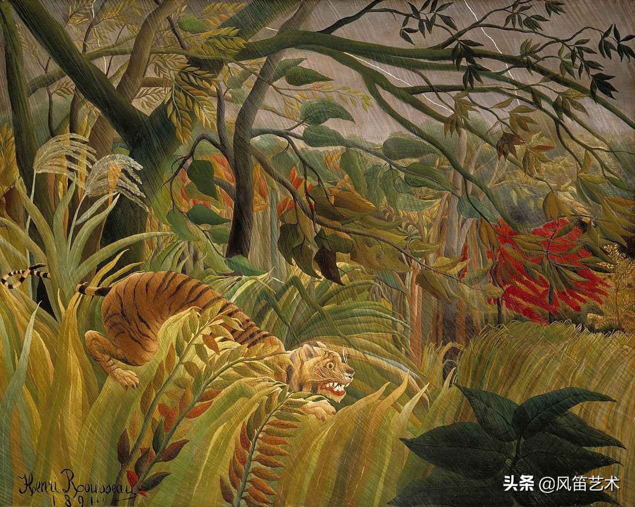 知名画家亨利卢梭世界名作欣赏,画家亨利卢梭简介