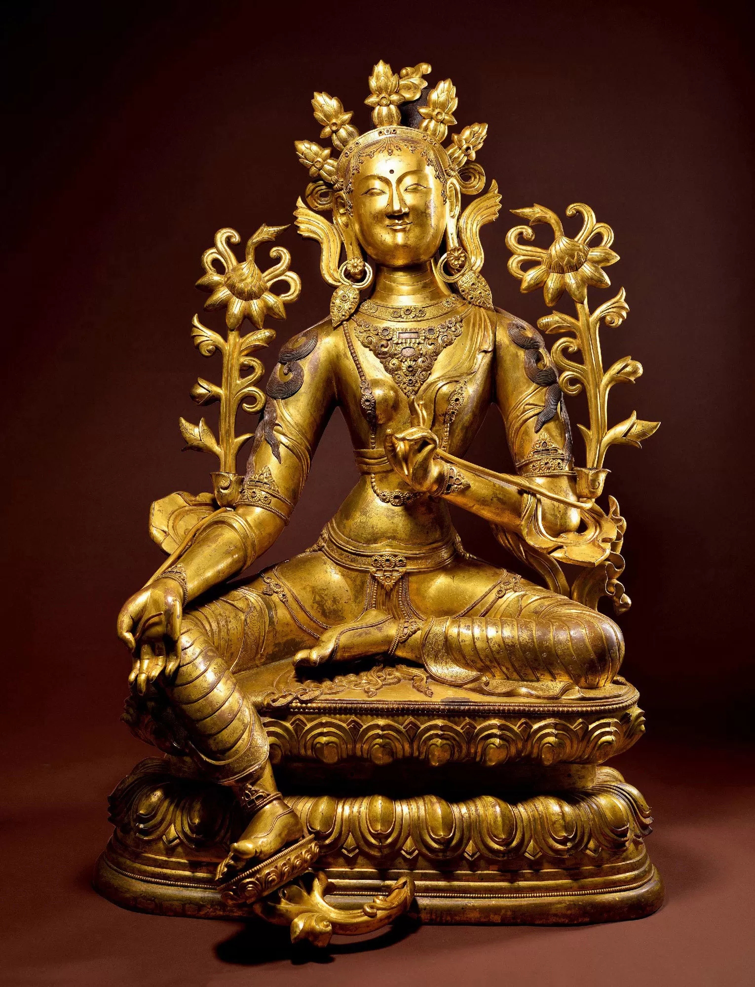 铜鎏金佛造像断代特征,古代金铜佛造像欣赏