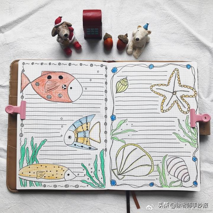 书的海洋手抄报怎么画,海洋生命大揭秘手抄报