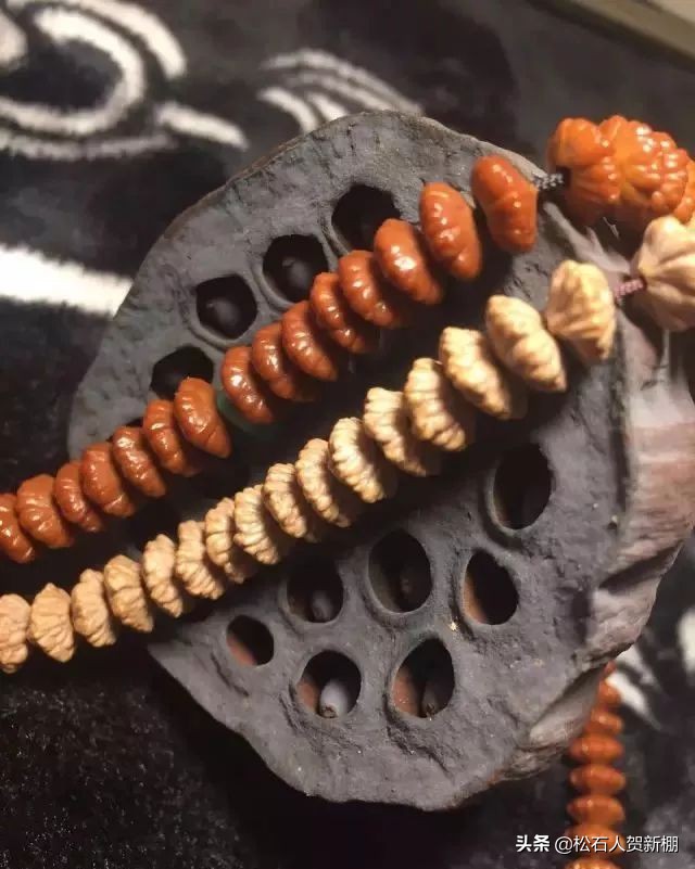 菩提各种盘玩方法,21颗菩提根手串上手效果