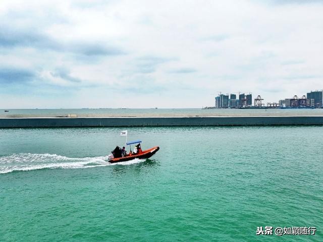 海口西金银广场到西秀海滩位置,海口离市区最近的海滩