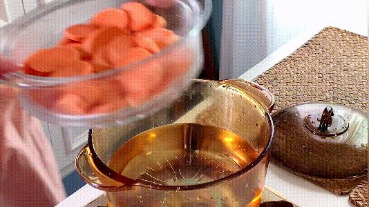 菊子炸土豆,香脆油炸红薯条