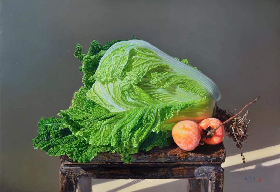 中国写意油画双年展高清作品集,国韵经典油画第五届