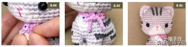 钩针玩偶加菲猫,钩针玩偶咖色