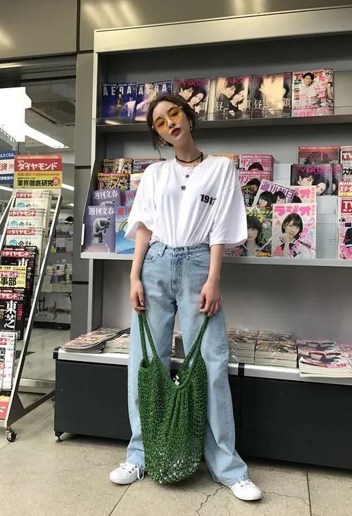 老爹裤的搭配才时髦,老爹裤让你显瘦又时髦