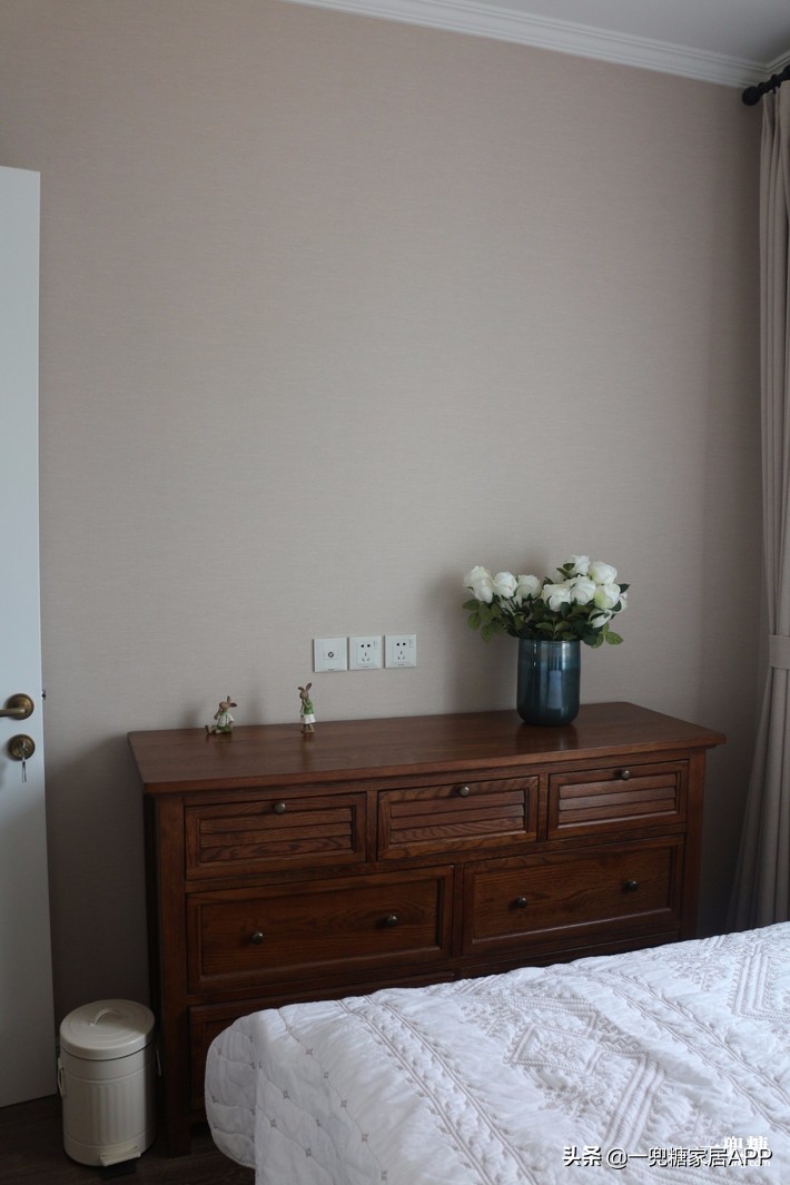 美式玄关背景墙,美式复古风格入户玄关迎门墙