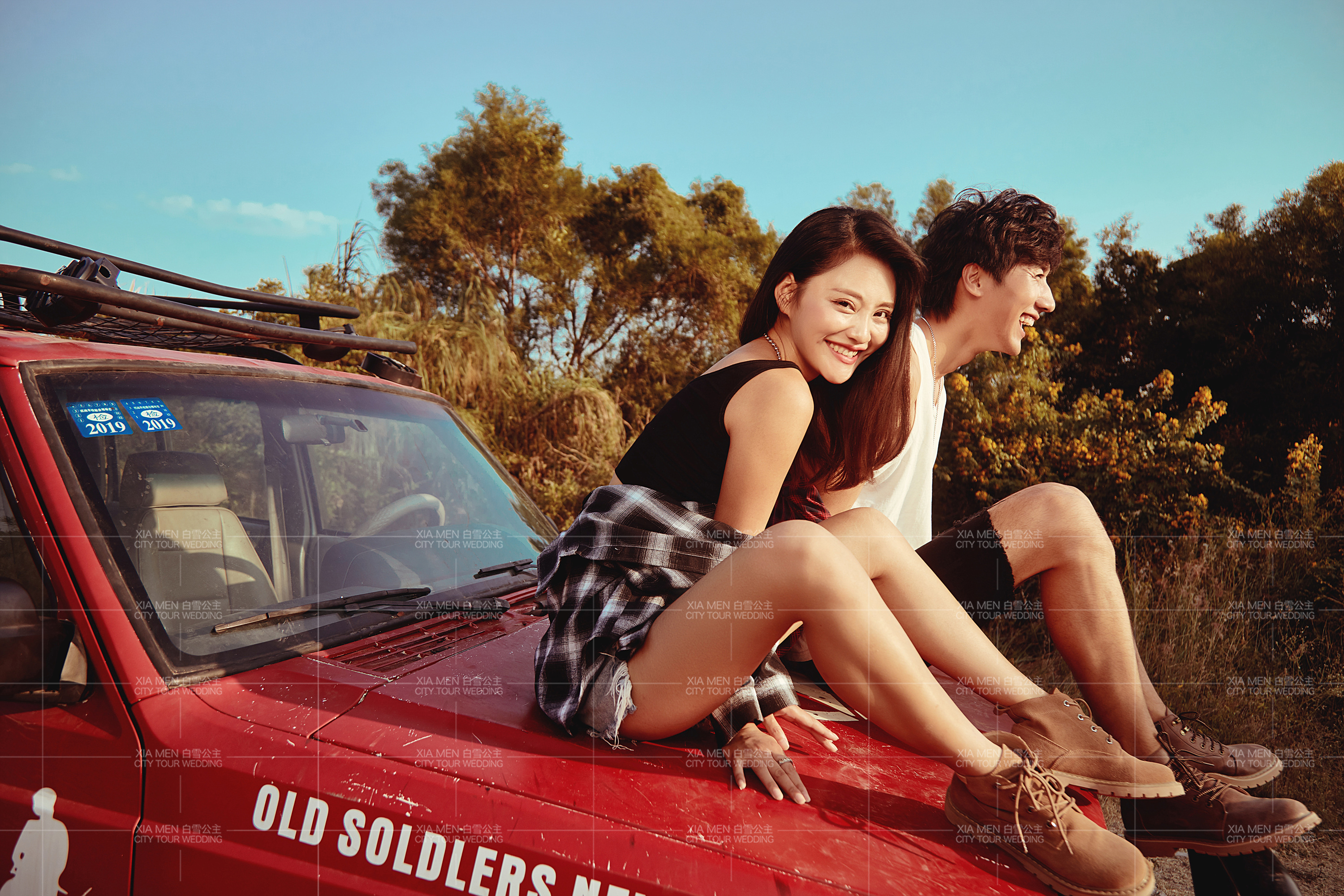 穿上婚纱照你有多美,穿上婚纱照太漂亮