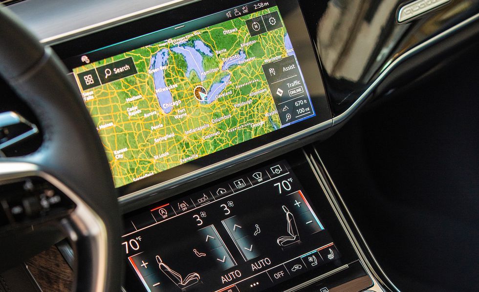 2019款奥迪a855tfsi豪华版二手车,试驾奥迪a82020款