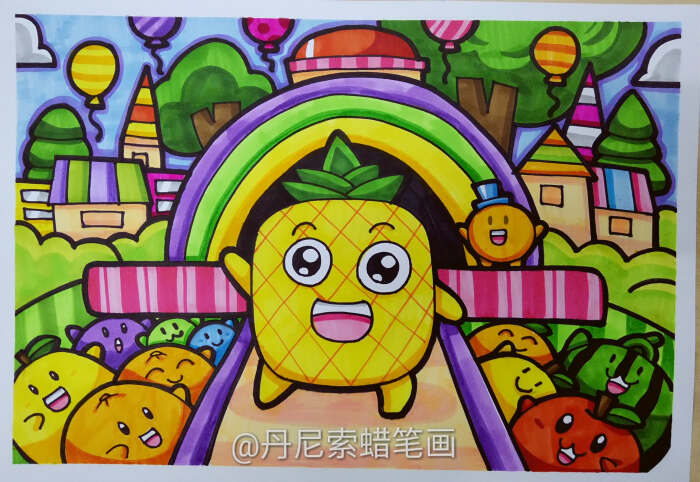 8-12岁儿童绘画范画,简单又好画的儿童画大全