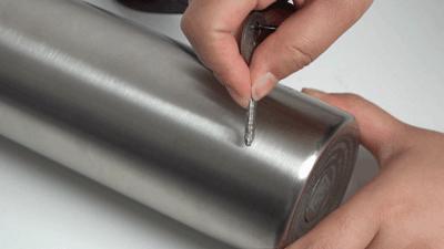 单手开盖的黑科技保温杯,保温杯智能杯一键开盖