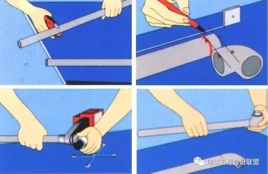 高层建筑管道常用的连接方法,铸铁管和等直径pvc管道如何连接