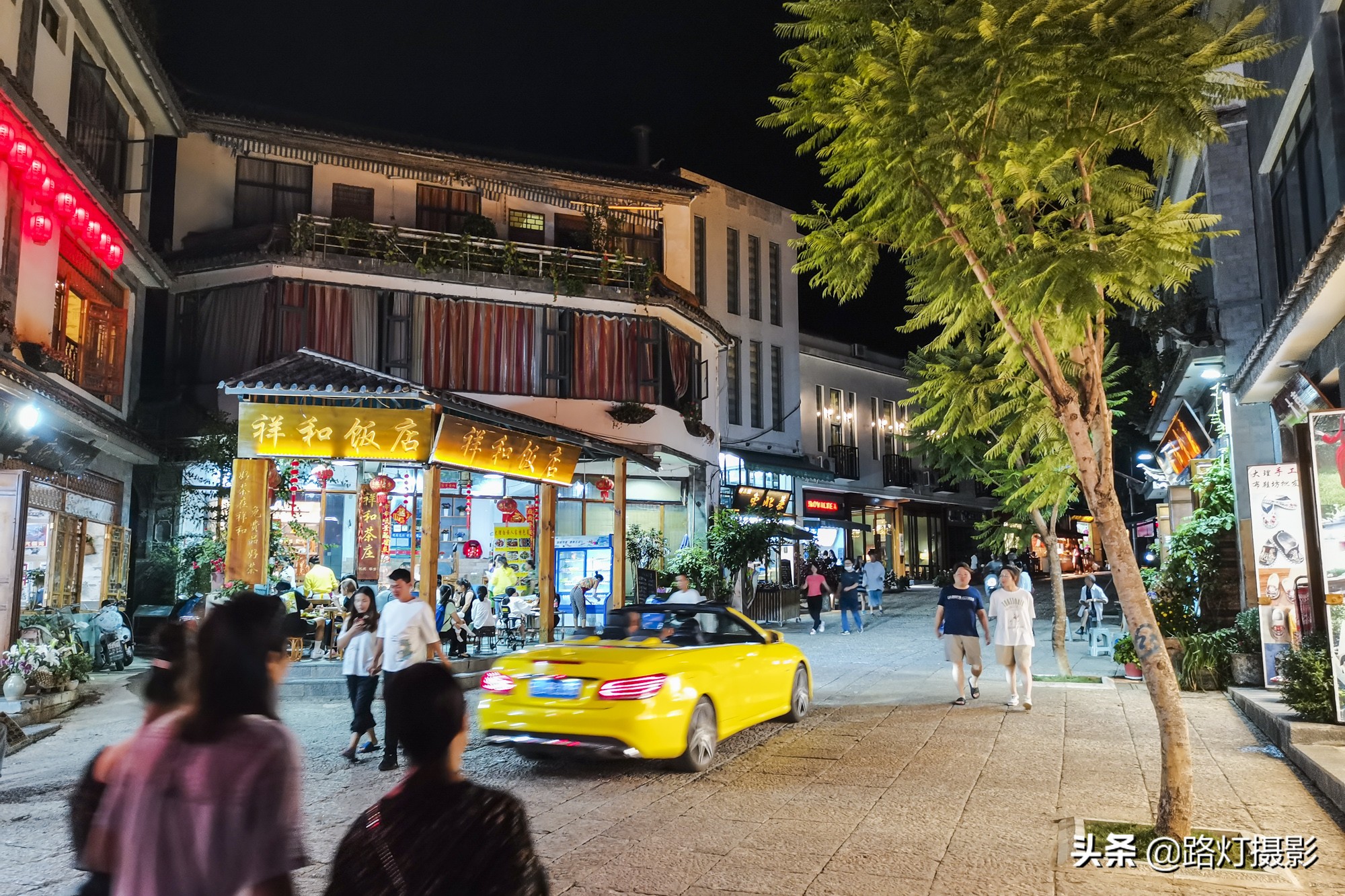 双廊古镇杨丽萍太阳宫夜景,杨丽萍住的双廊古镇