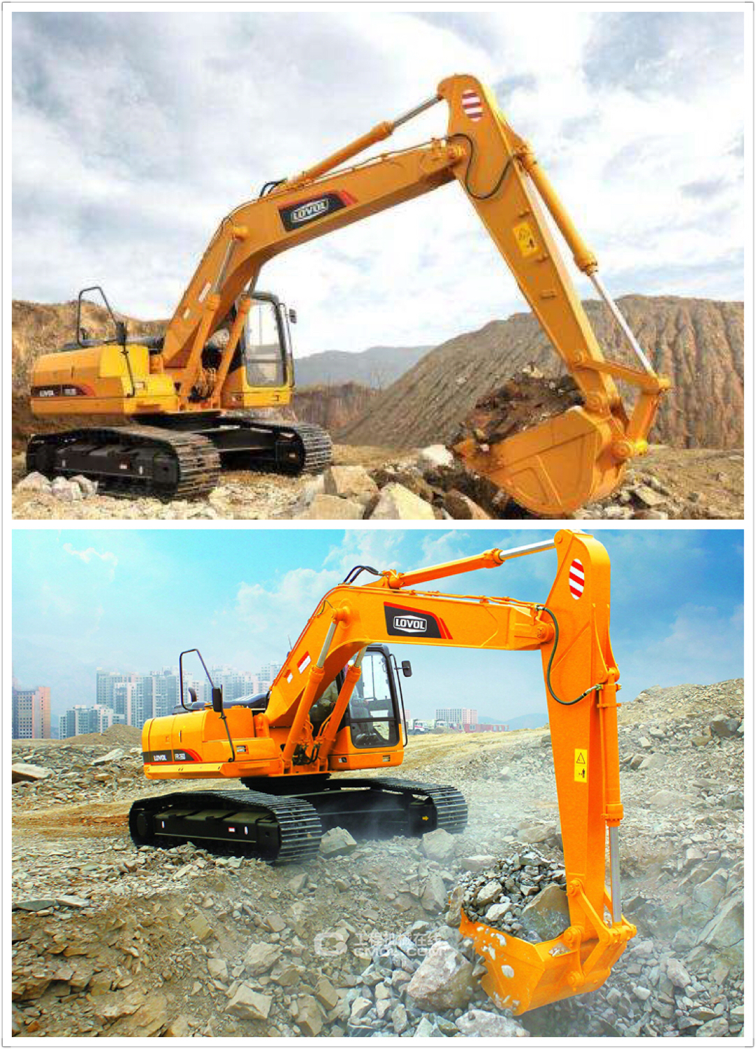 用尺子画挖掘机的教程,马克笔课程