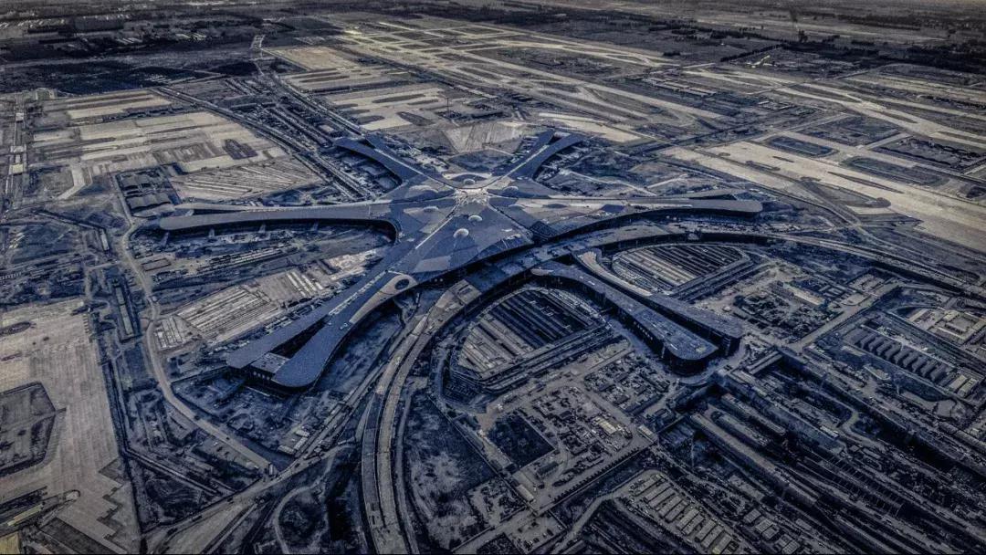 北京大兴机场绝美图片,北京大兴机场效果图