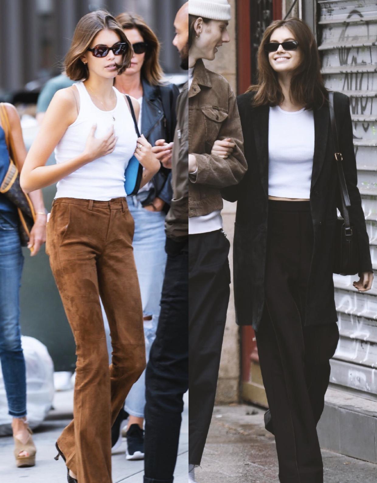 凯雅·杰柏kaiaGerbe“街拍王”，展示18套简约大气欧美风搭配