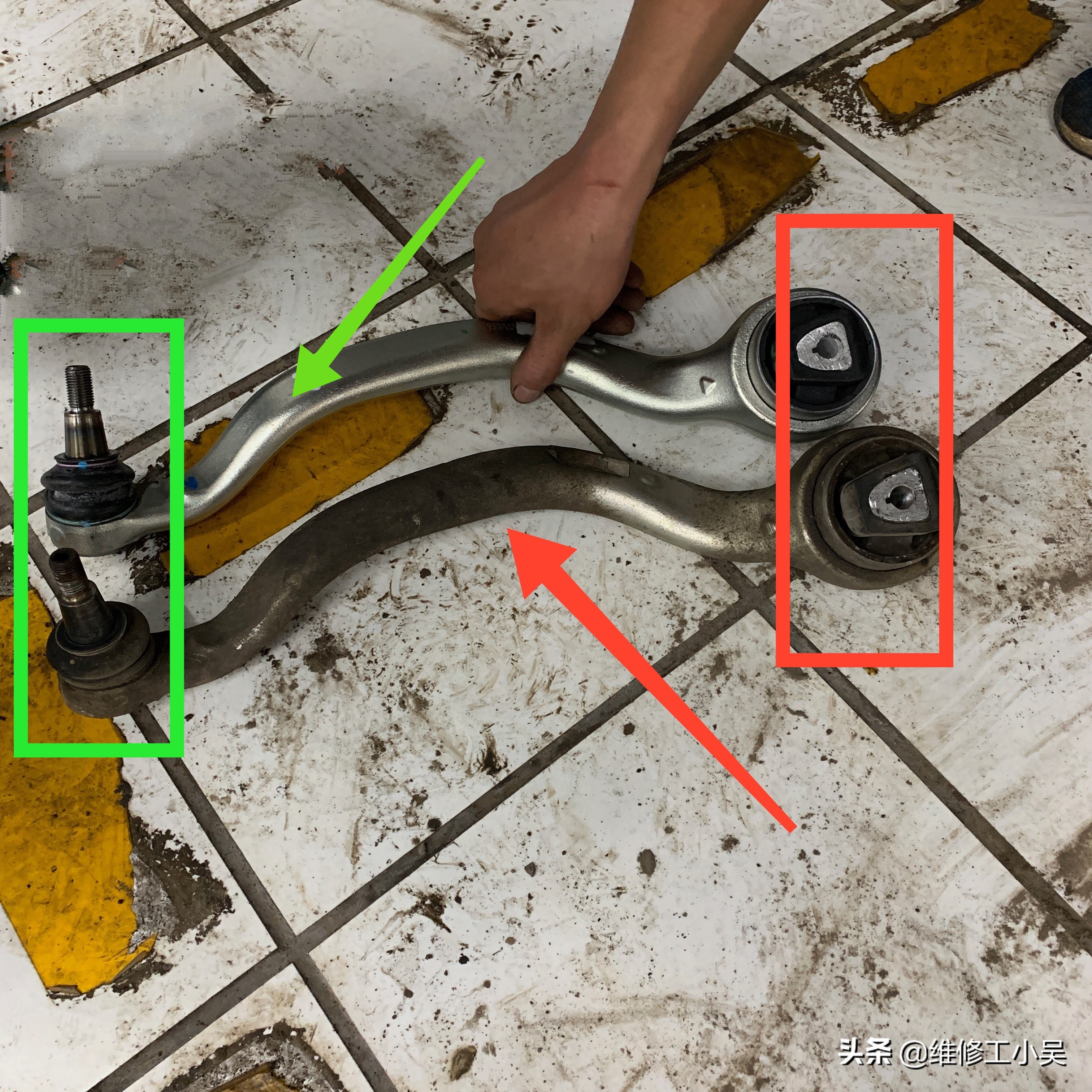 宝马下摆臂橡胶有一点渗油,宝马摆臂漏油怎么回事