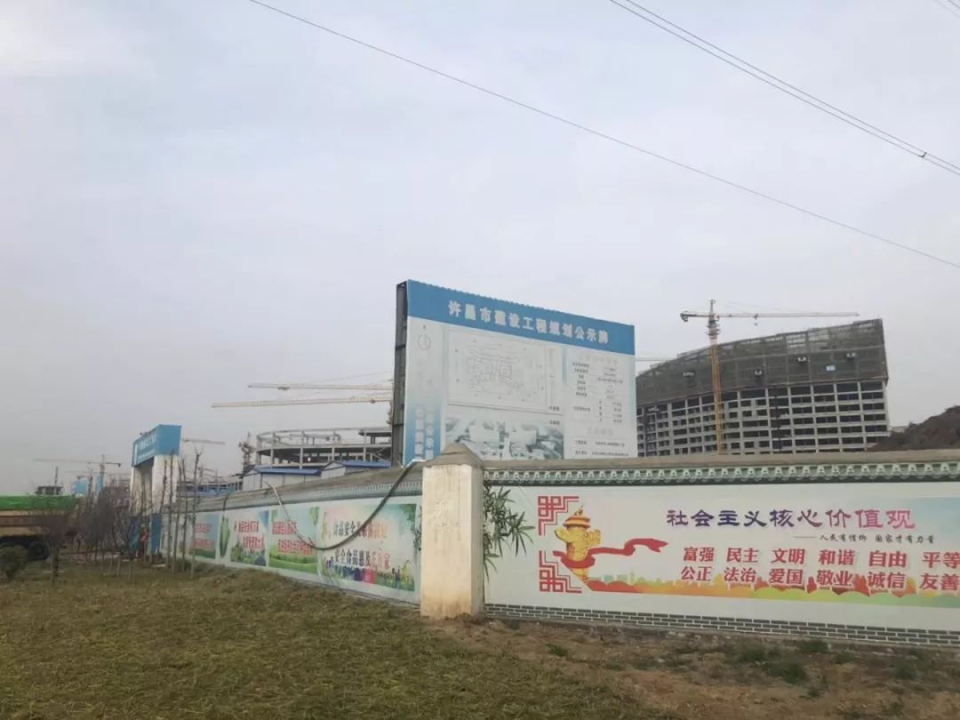 许昌市中心医院新院区绿化,许昌市中心医院新院区指示图