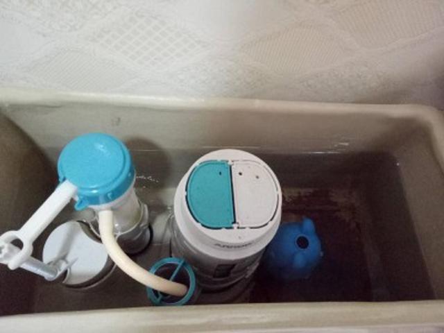马桶里放的清洁东西,马桶里放一袋水