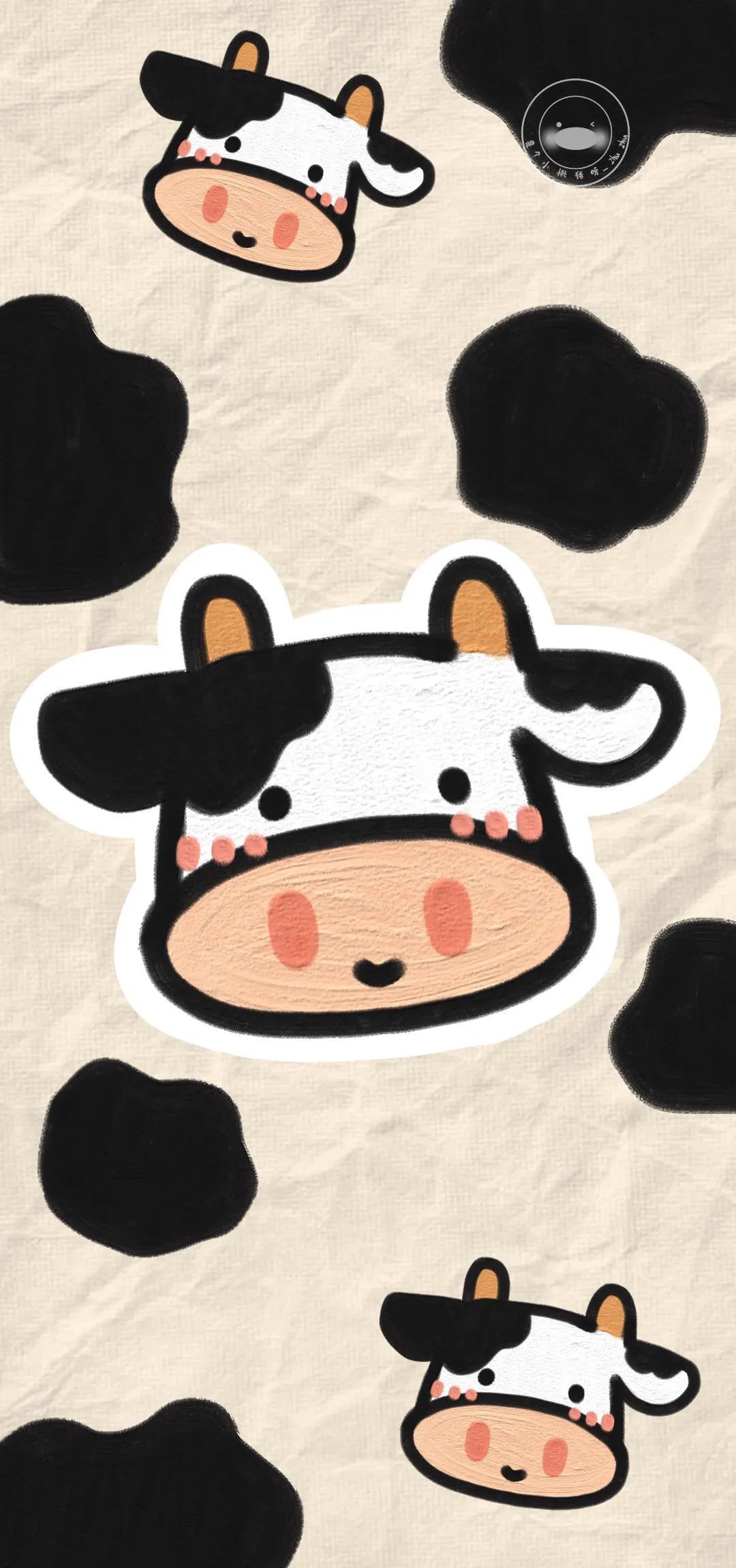 宇航员壁纸卡通可爱油画,ins超火卡通小熊壁纸油画