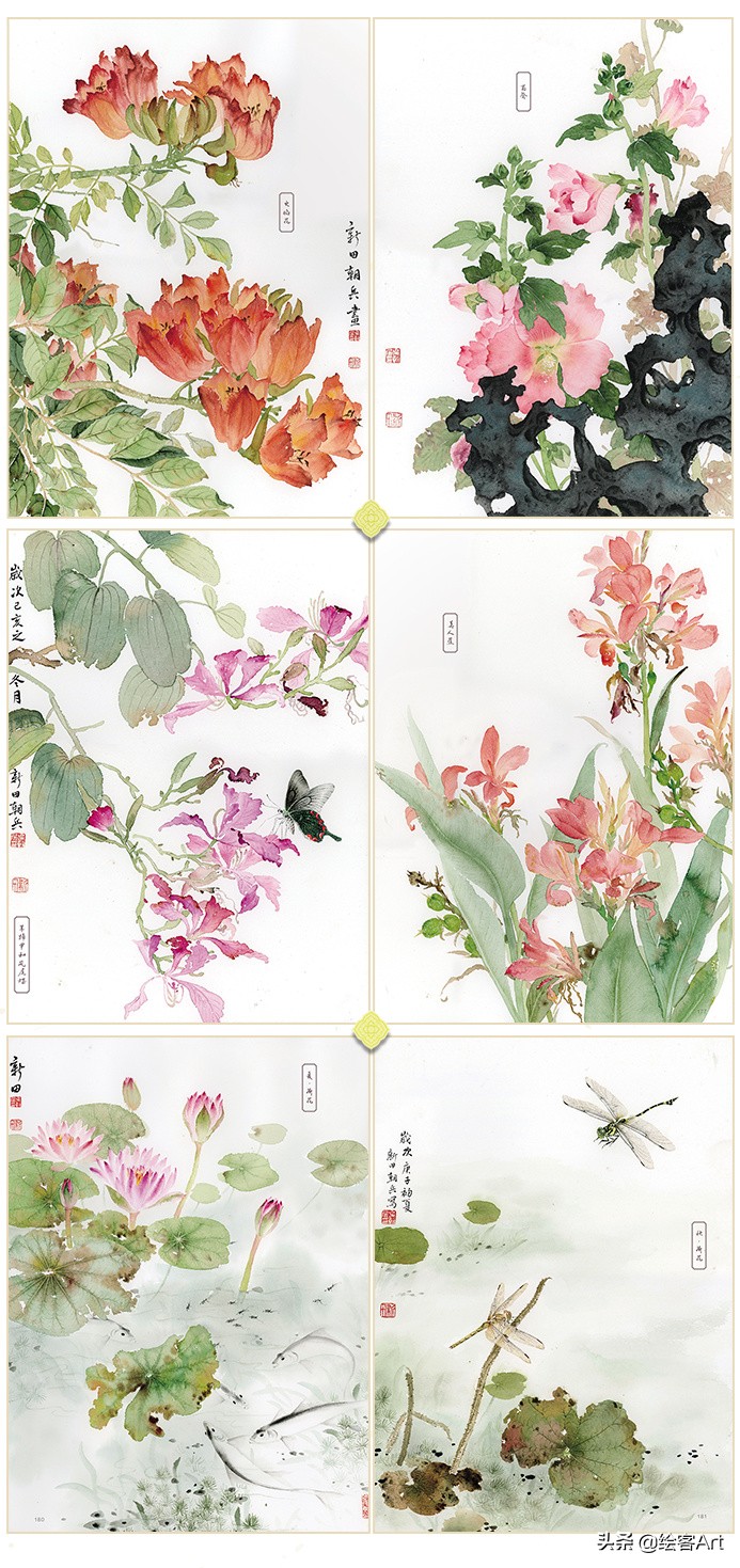 写意国画怎样配色,最好的小写意国画