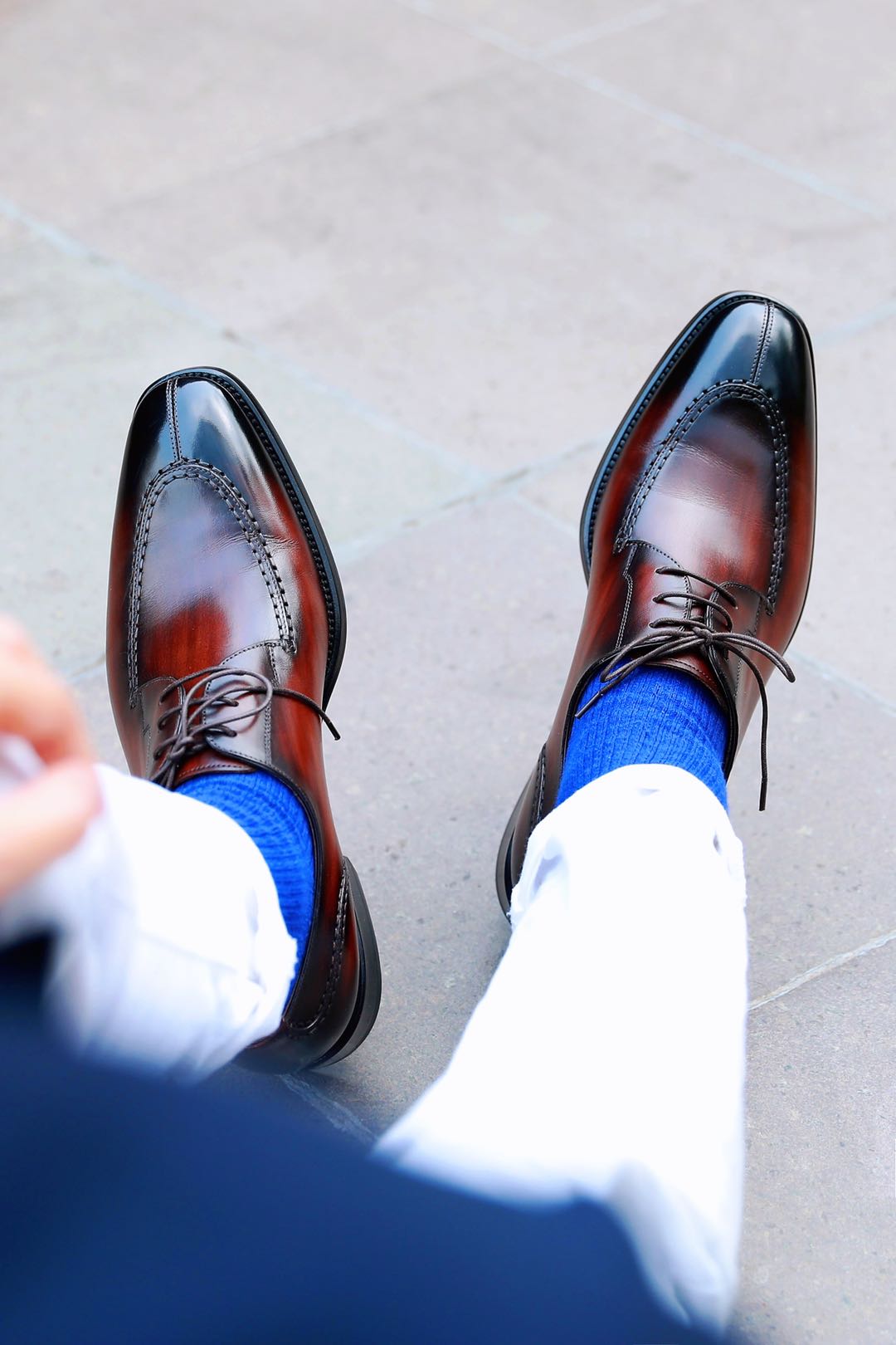 宾度袋鼠皮鞋,宾度男鞋布洛克皮鞋