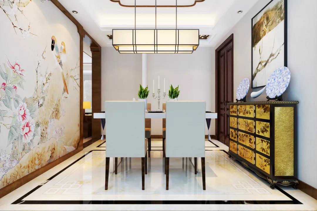 地矿家园户型效果图,新中式案例实景视频