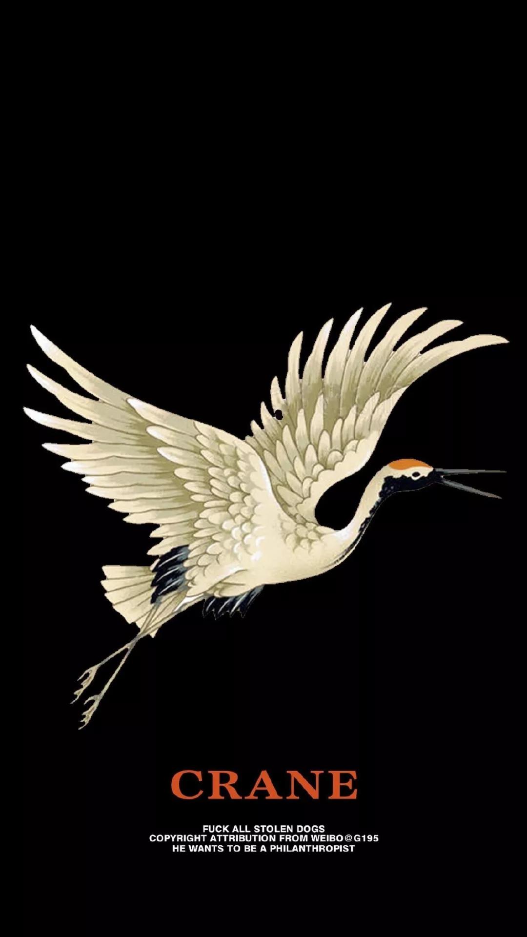 超高清古风仙鹤壁纸,仙鹤图案的中国风壁纸