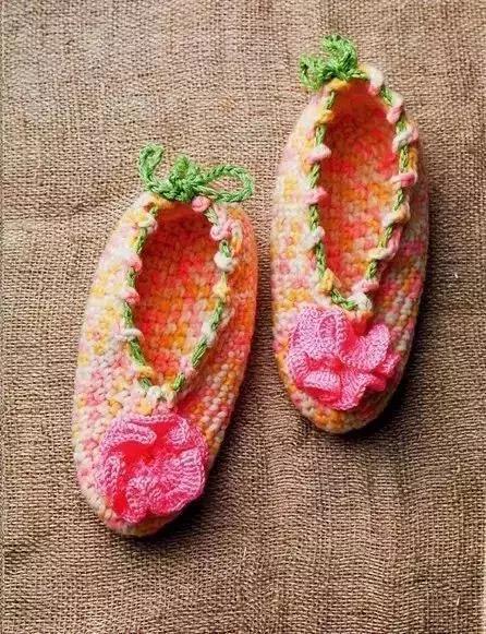 毛线拖鞋钩针方法视频教程全集,钩拖鞋能不能用4.0的钩针