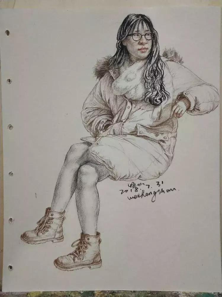 最好的素描速写作品,经典大师画素描速写人物