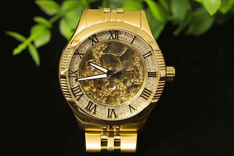 jojo限量版机械镂空手表,jojo轻奢腕表