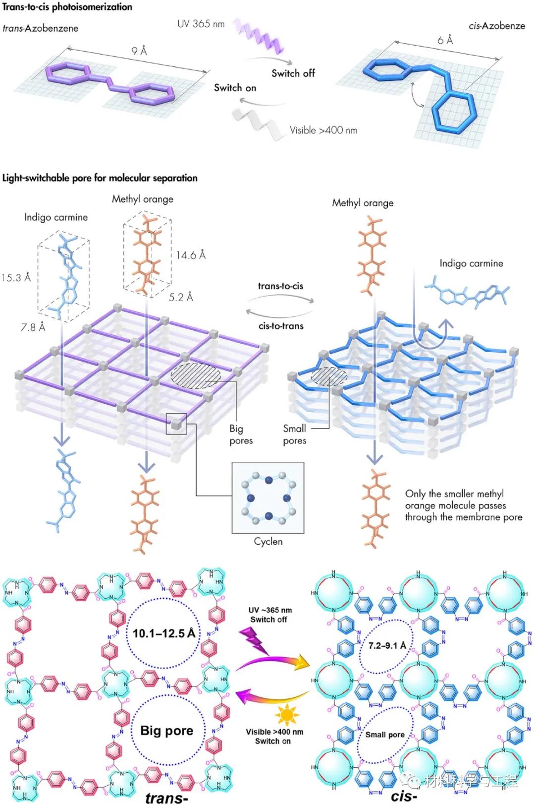 《Science》子刊：“光控开关”，让分子分离更智能