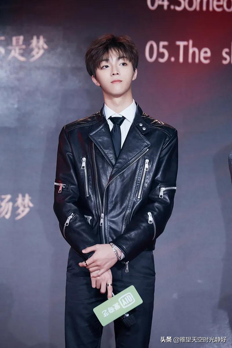 秋冬男星皮衣穿搭,男明星皮衣外套搭配