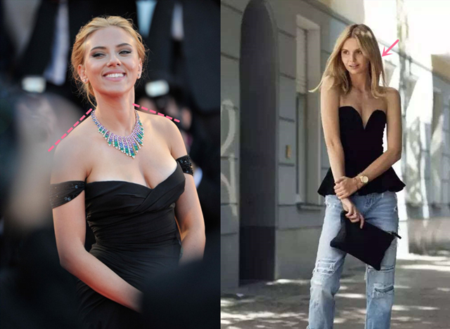 如何穿搭改善溜肩,长脖子溜肩怎么穿衣才好看