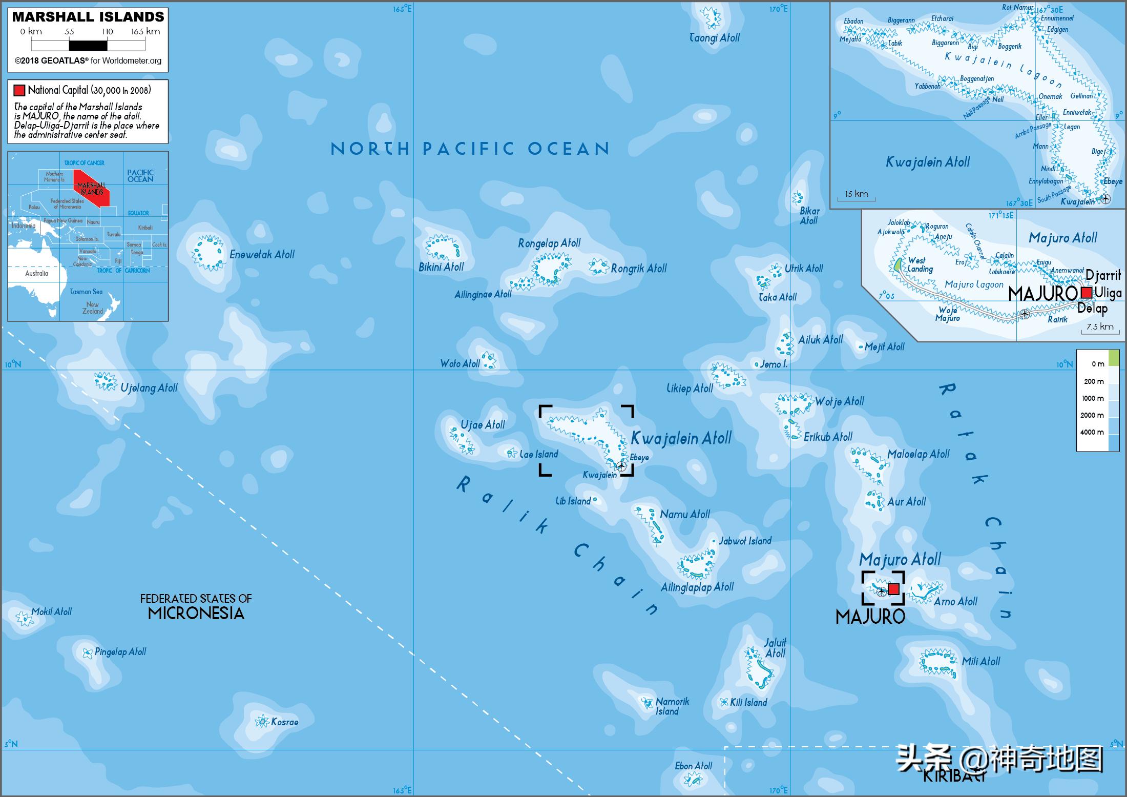 乱谈岛屿（52）马绍尔群岛（Marshall）掌握天空才能控制海洋