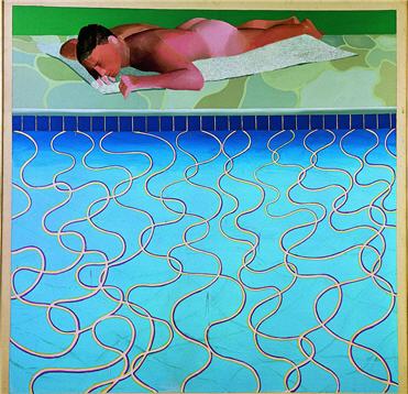 英国同性恋艺术大师DavidHockney作品欣赏