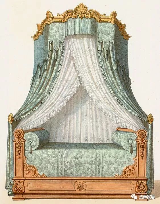 床幔一整套,床帘一体式布置