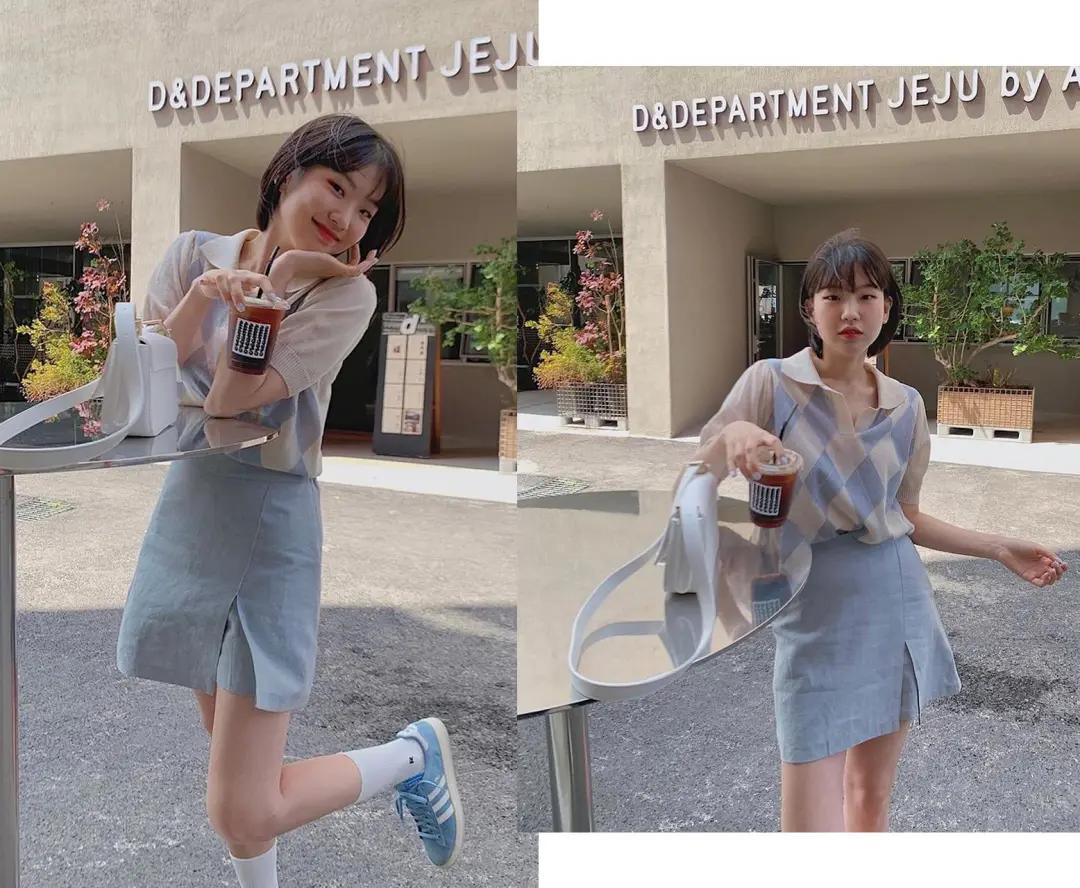 秋天穿jk该怎么搭配裤子,秋天穿裙子腿冷怎么搭配