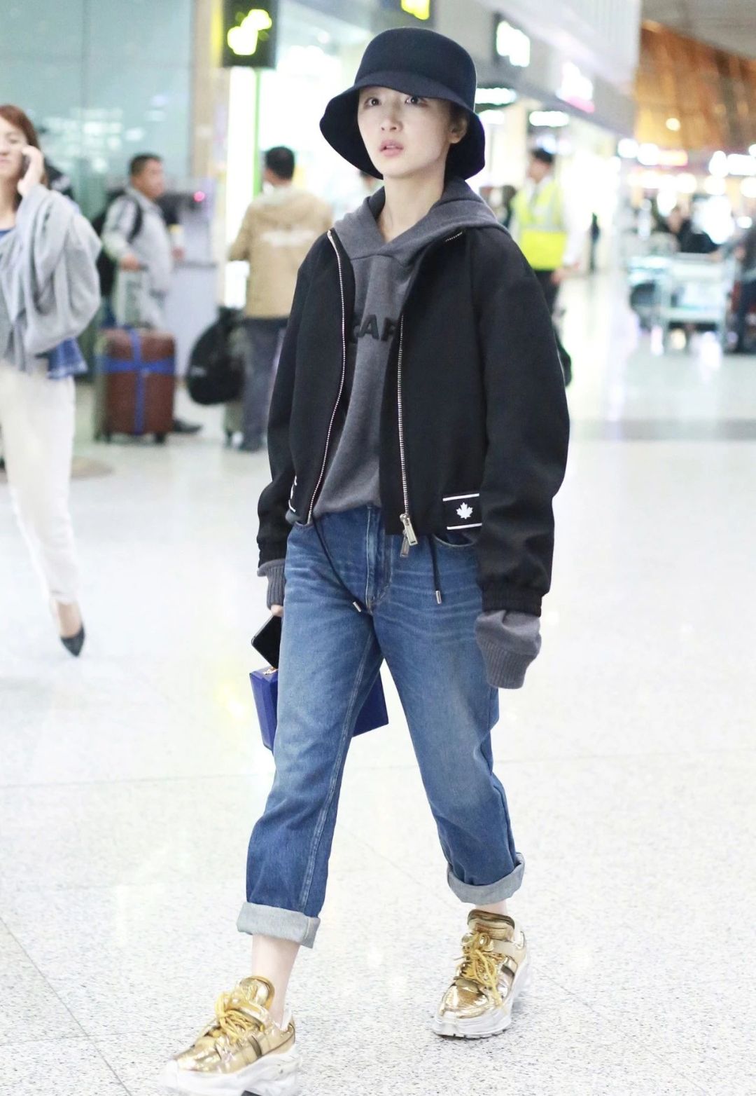 机场女王杨幂,机场女王戚薇杨幂