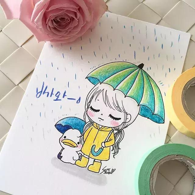 100张简笔画小学生,100张简笔花朵铅笔画