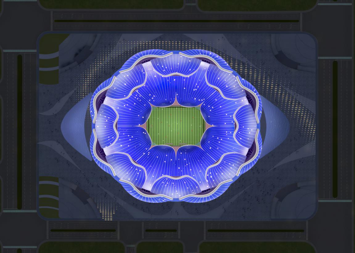 广州恒大新足球场最新建设,最美球场震撼来袭广州恒大足球场