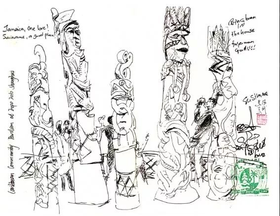 著名画家写生速写人物画,名家画家速写