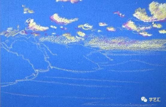 重彩油画棒教程简单,油画棒超美超简单