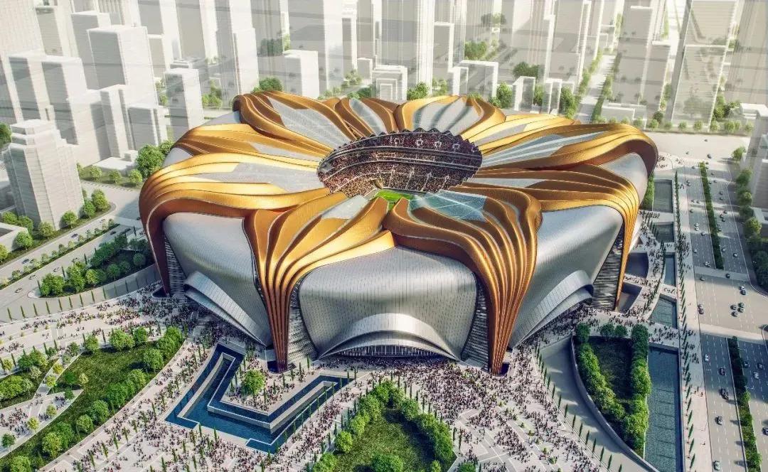 恒大新足球场震撼曝光,恒大足球场更换图