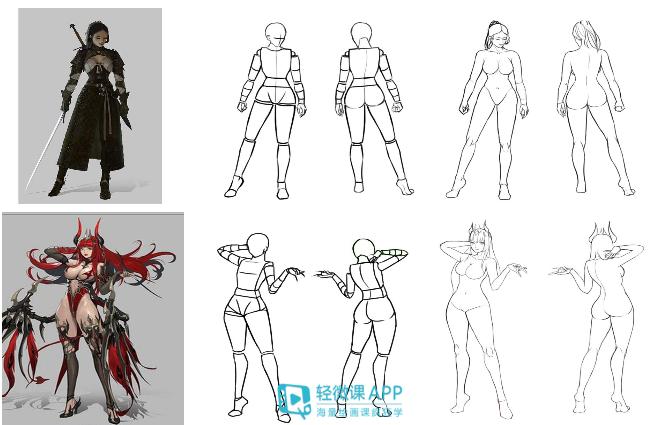 漫画人体结构怎么画,人体面部肌肉结构怎么画