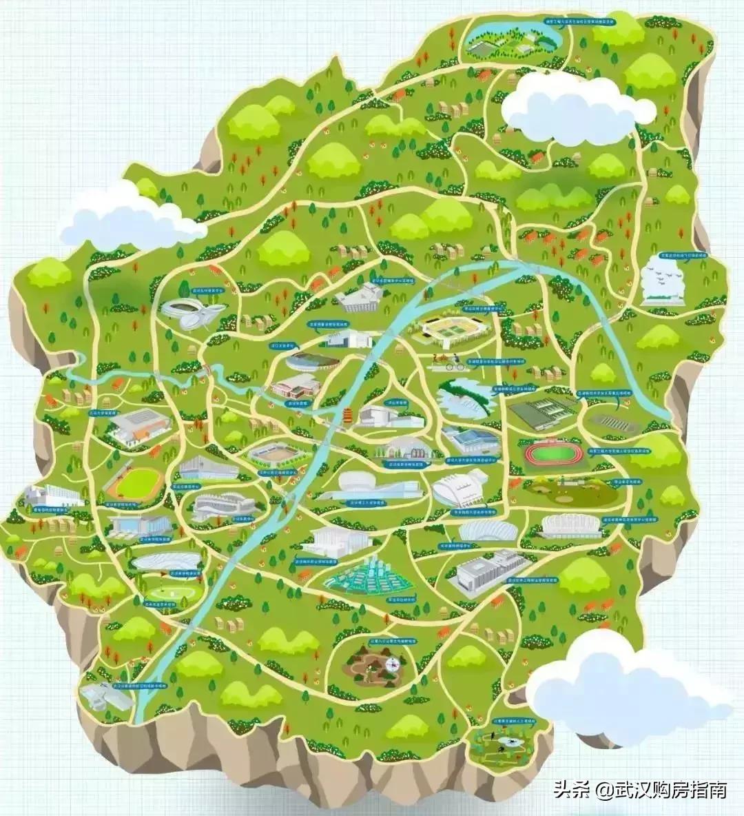 军运会武汉哪些地方有发展,武汉军运会场馆地图