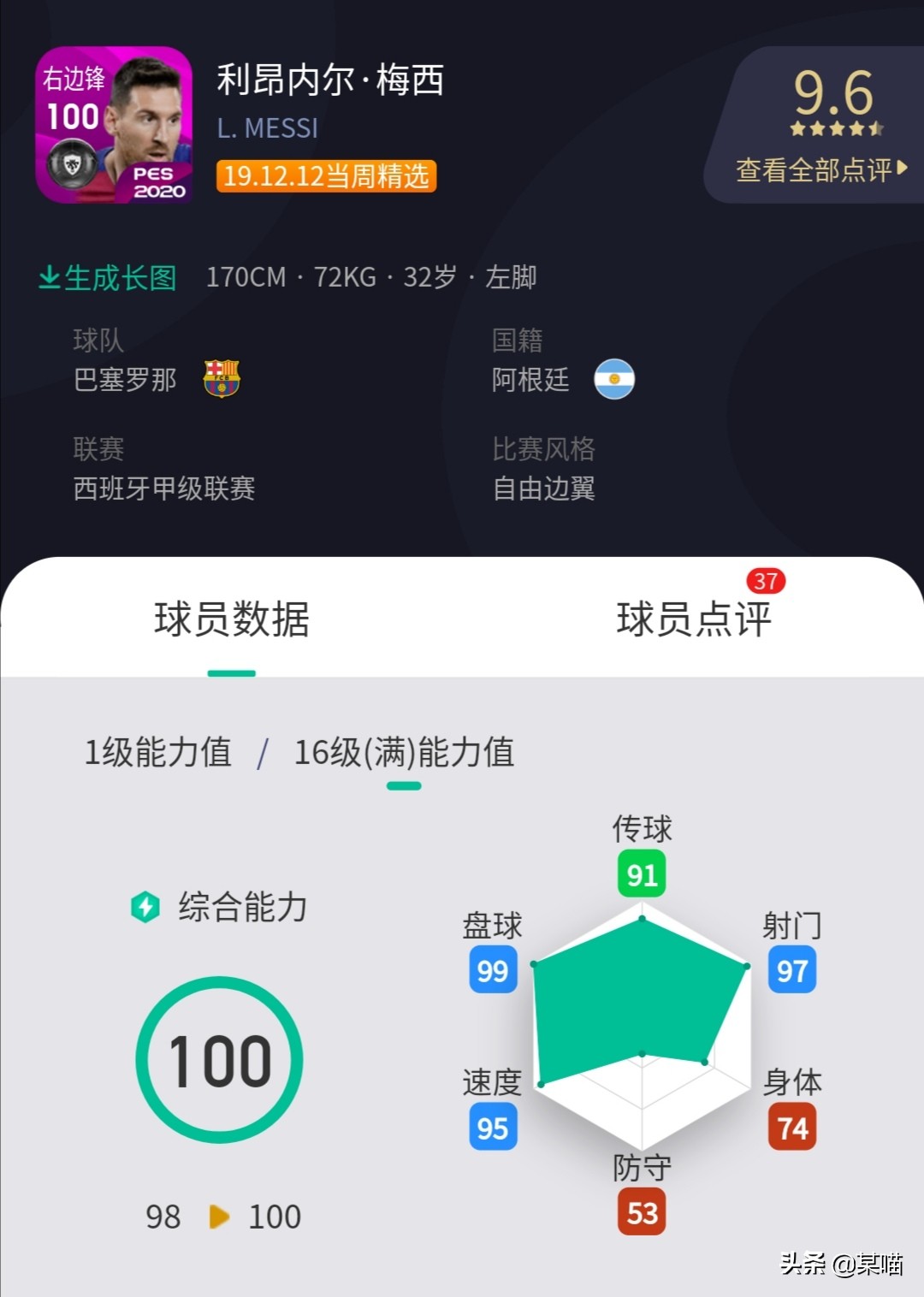 梅西天神下凡完整视频,西甲国家德比梅西c罗全场