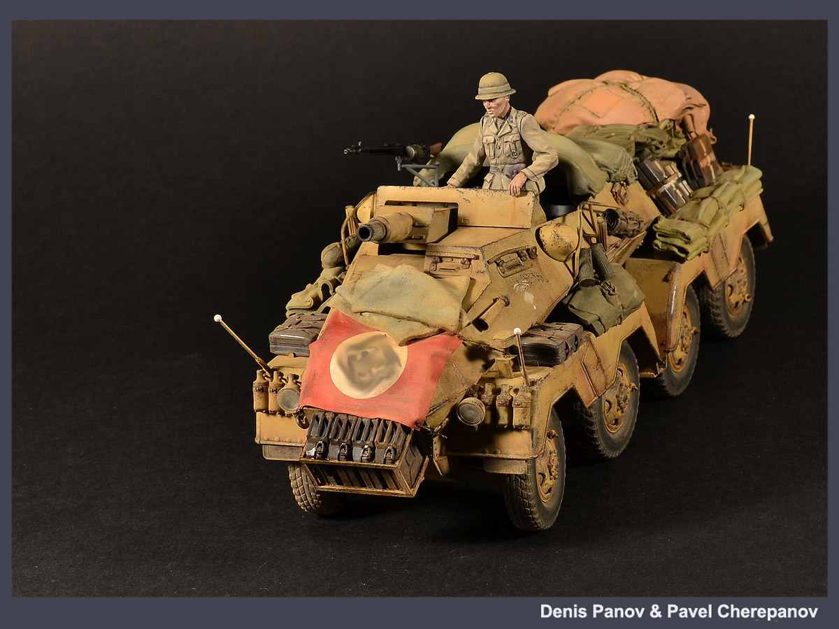 北非战场的德意志骆驼，二战德国Sd.Kfz.233重型装甲车